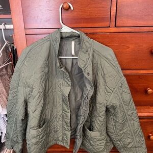 Olive Quilted Women's Jacket